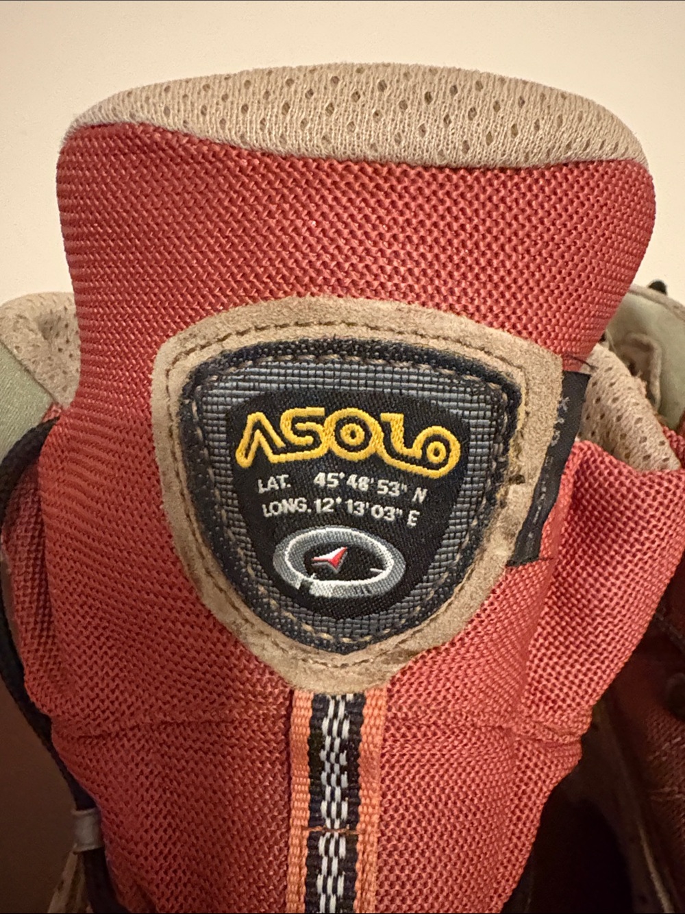 Asolo Rust Red and Tan Trail Hiking Boots - Picture 12 of 13